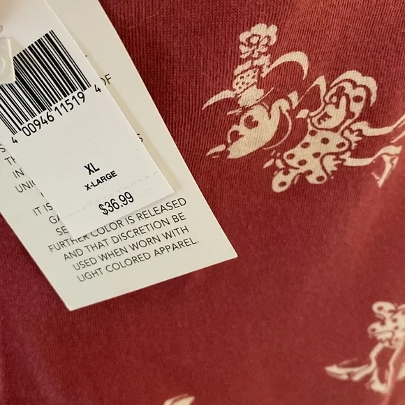 Disney Minnie Mouse Scoop Neck Tee-Shirt T-shirt - Picture 5 of 8